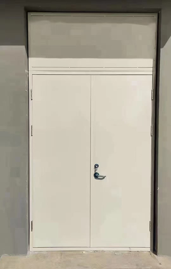 展览馆项目完成大跨度岷县防火门安装